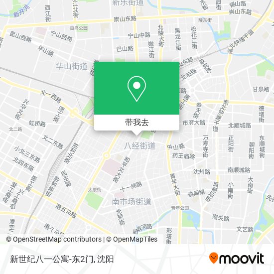 新世纪八一公寓-东2门地图