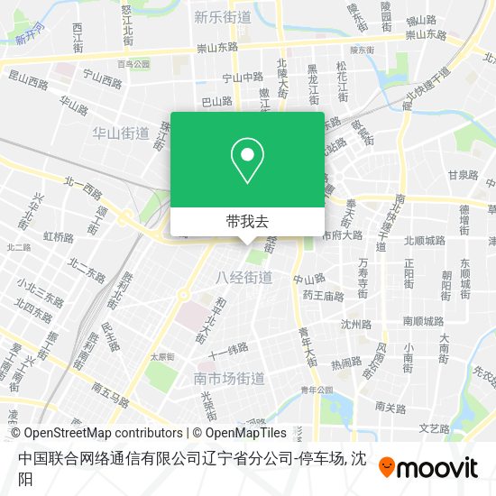 中国联合网络通信有限公司辽宁省分公司-停车场地图
