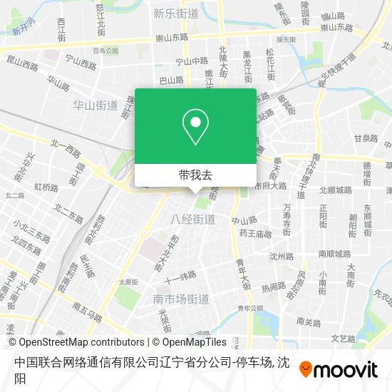 中国联合网络通信有限公司辽宁省分公司-停车场地图