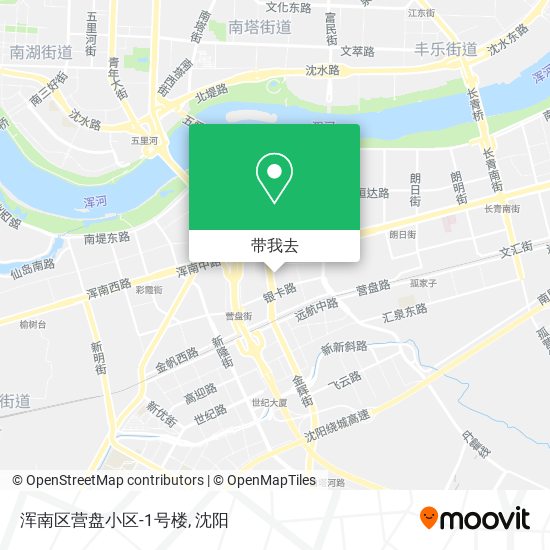 浑南区营盘小区-1号楼地图