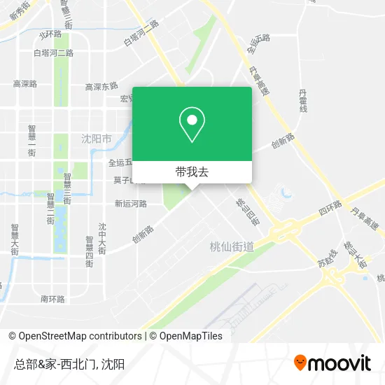 总部&家-西北门地图