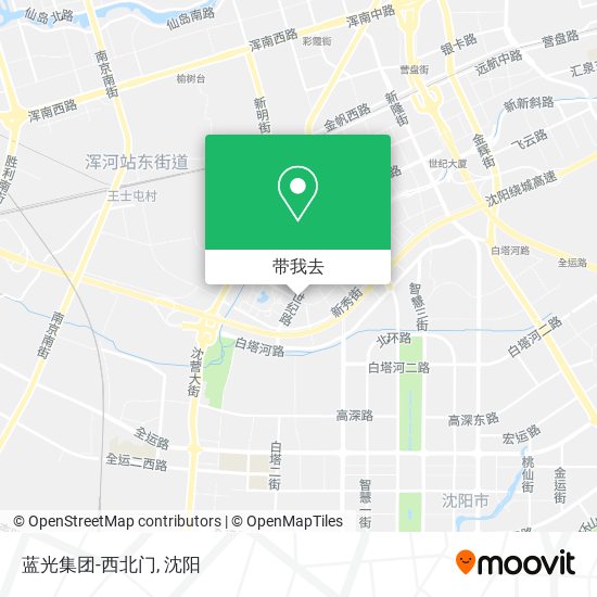 蓝光集团-西北门地图