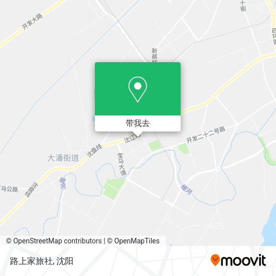 路上家旅社地图