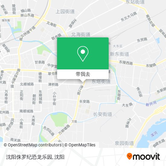 沈阳侏罗纪恐龙乐园地图