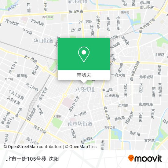 北市一街105号楼地图