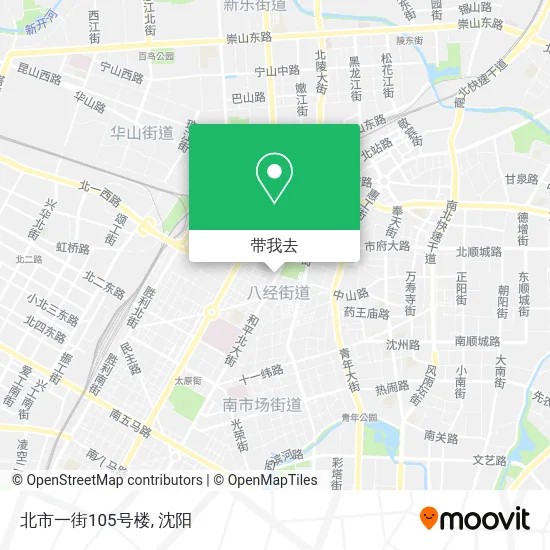 北市一街105号楼地图