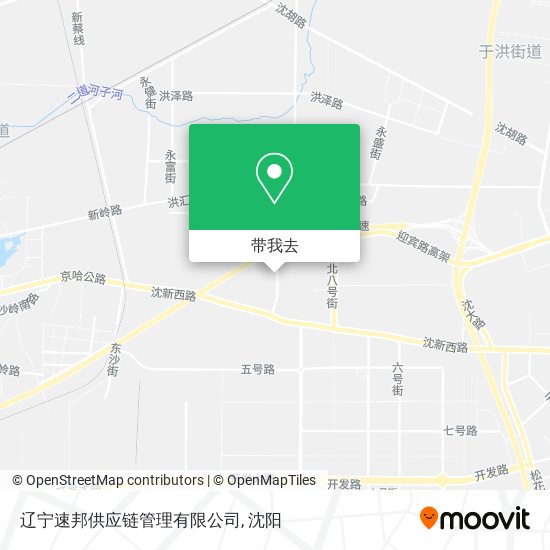 辽宁速邦供应链管理有限公司地图