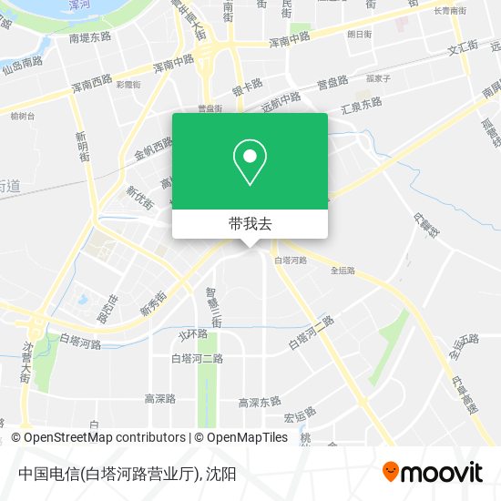 中国电信(白塔河路营业厅)地图