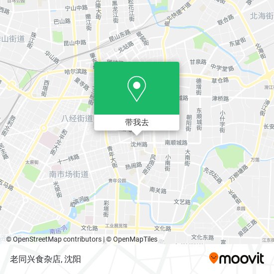 老同兴食杂店地图