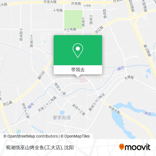 蜀湘情巫山烤全鱼(工大店)地图