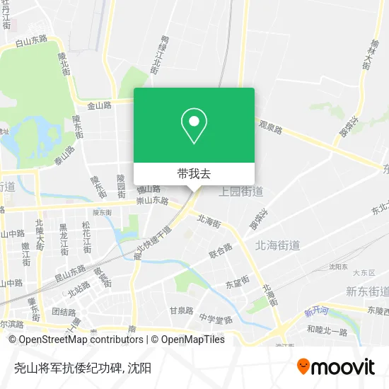尧山将军抗倭纪功碑地图