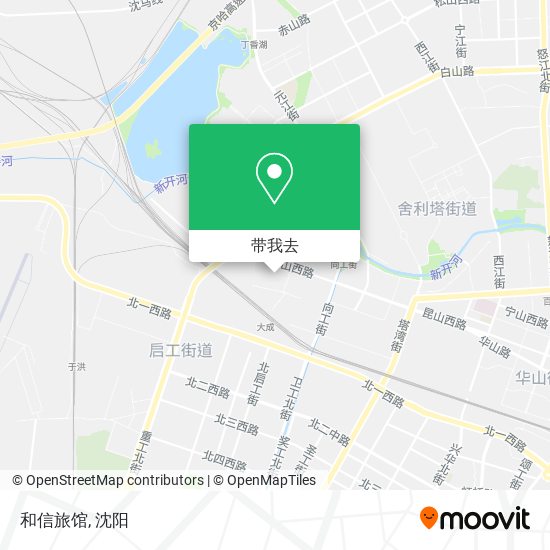 和信旅馆地图
