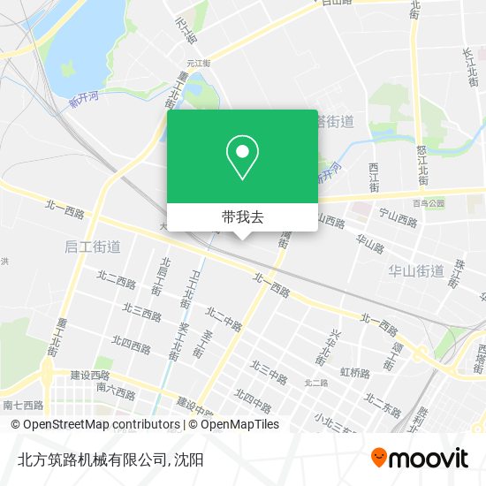 北方筑路机械有限公司地图