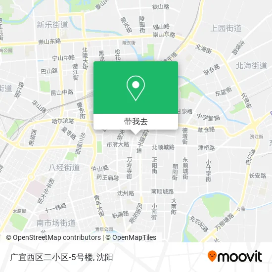 广宜西区二小区-5号楼地图