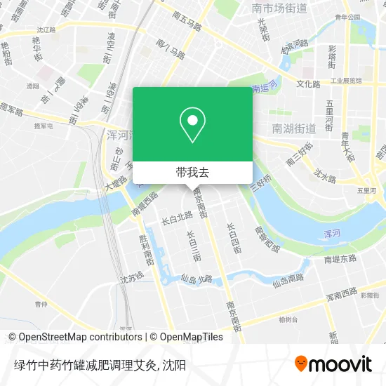 绿竹中药竹罐减肥调理艾灸地图
