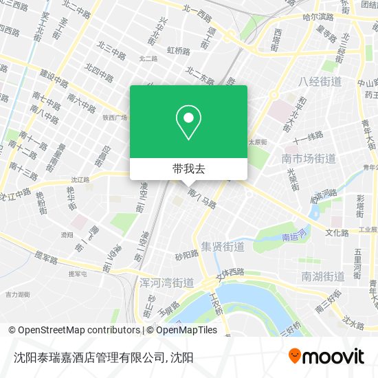 沈阳泰瑞嘉酒店管理有限公司地图