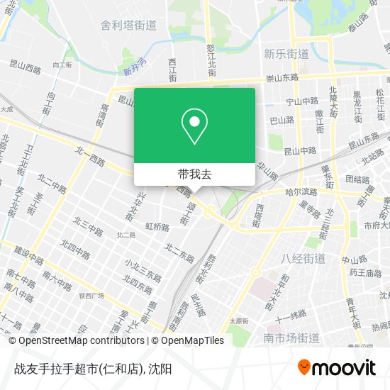 战友手拉手超市(仁和店)地图