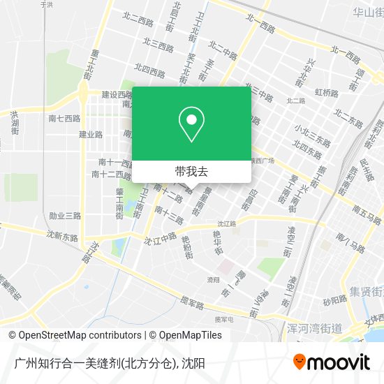 广州知行合一美缝剂(北方分仓)地图
