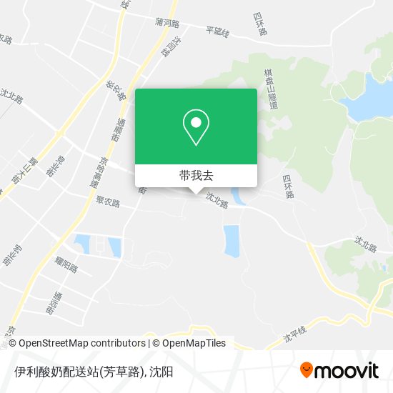 伊利酸奶配送站(芳草路)地图