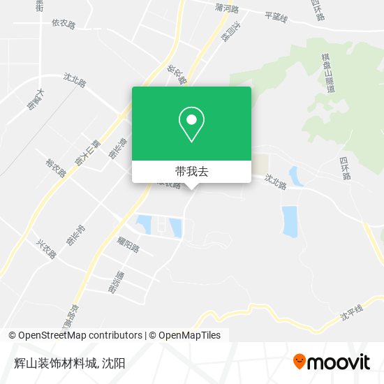 辉山装饰材料城地图