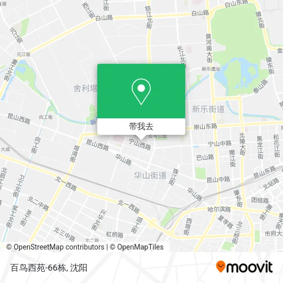 百鸟西苑-66栋地图