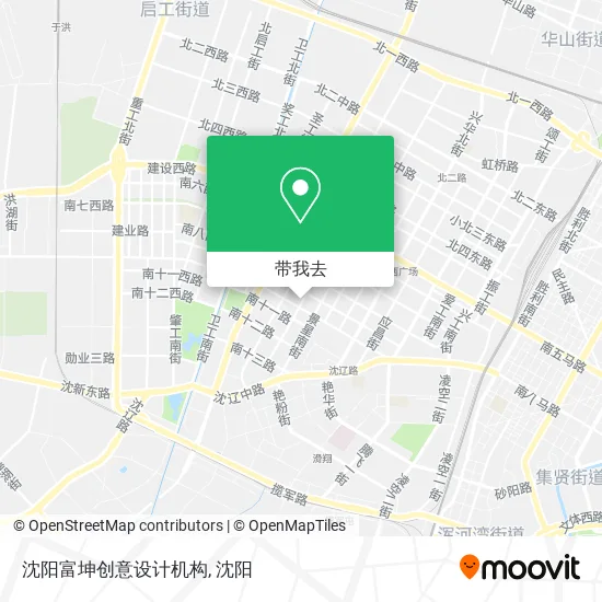 沈阳富坤创意设计机构地图