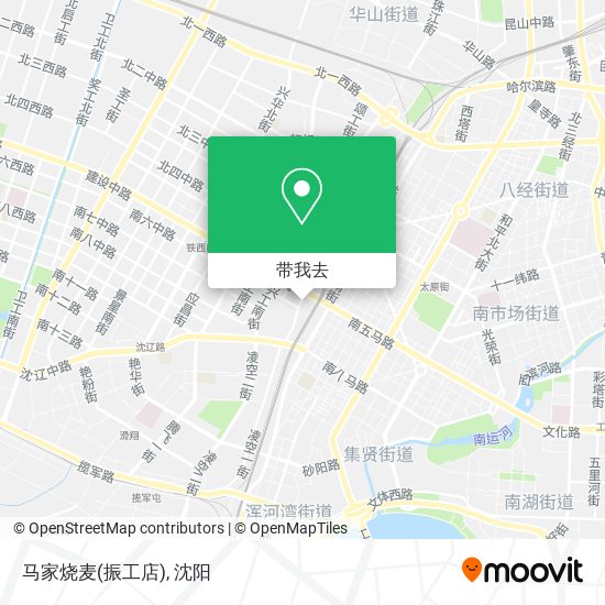 马家烧麦(振工店)地图