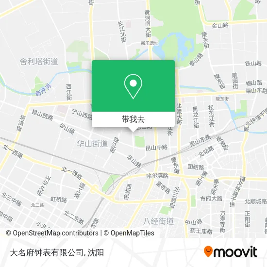 大名府钟表有限公司地图