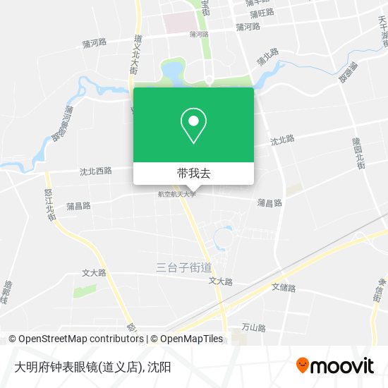 大明府钟表眼镜(道义店)地图