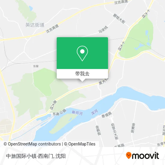 中旅国际小镇-西南门地图
