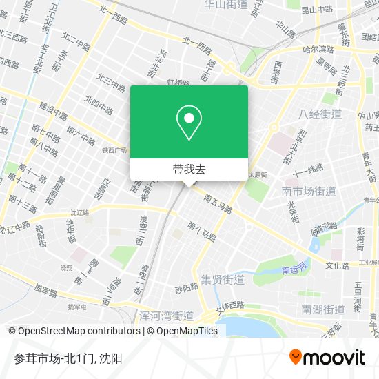 参茸市场-北1门地图