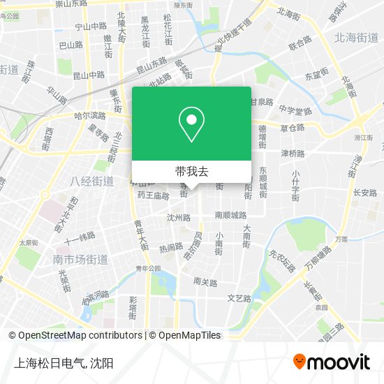 上海松日电气地图