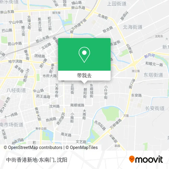 中街香港新地-东南门地图