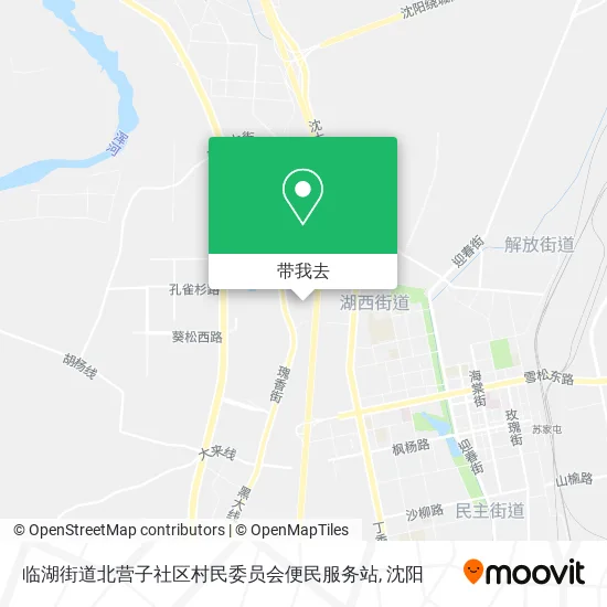 临湖街道北营子社区村民委员会便民服务站地图