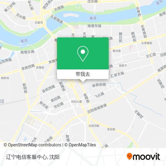 辽宁电信客服中心地图