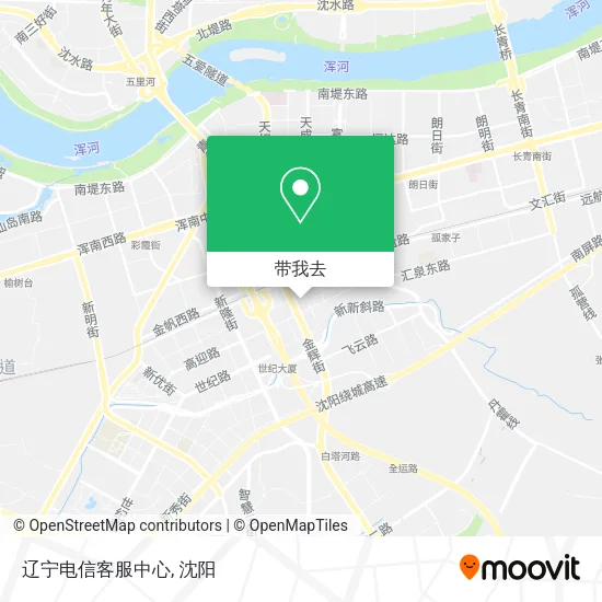 辽宁电信客服中心地图