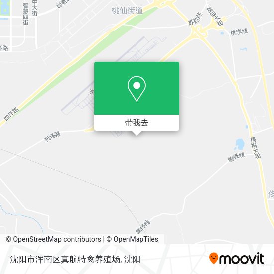 沈阳市浑南区真航特禽养殖场地图