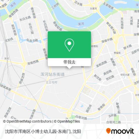 沈阳市浑南区小博士幼儿园-东南门地图
