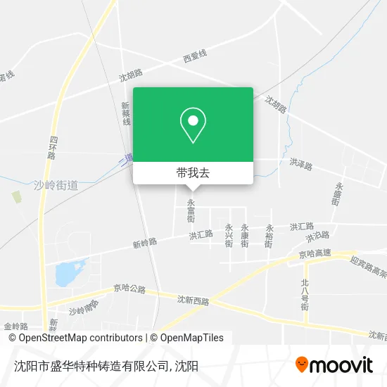 沈阳市盛华特种铸造有限公司地图