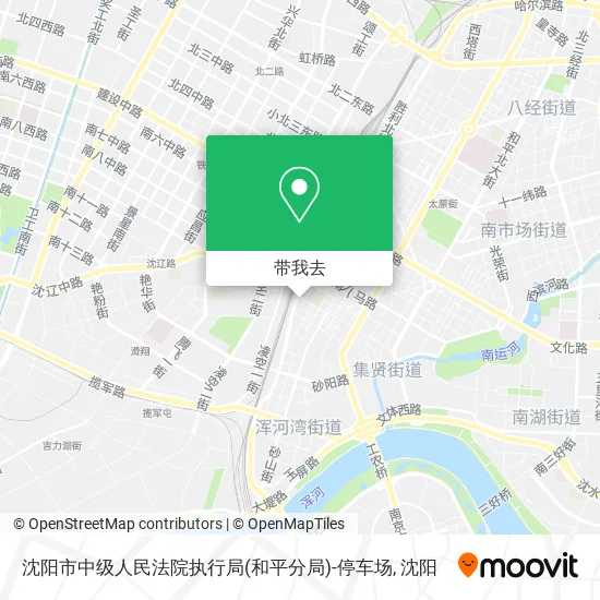 沈阳市中级人民法院执行局(和平分局)-停车场地图