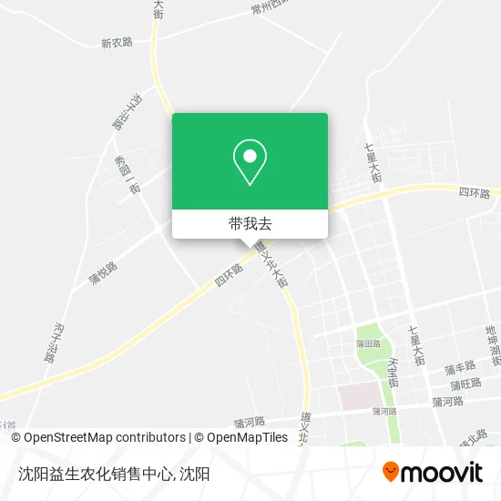 沈阳益生农化销售中心地图