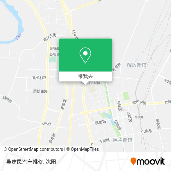 吴建民汽车维修地图