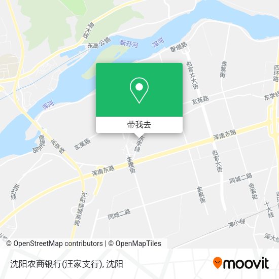 沈阳农商银行(汪家支行)地图