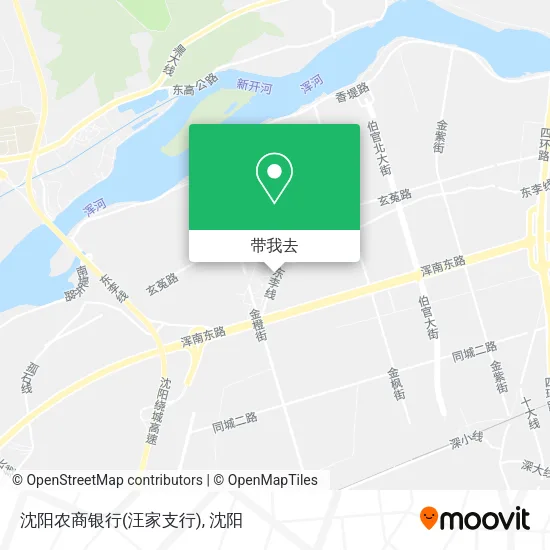 沈阳农商银行(汪家支行)地图
