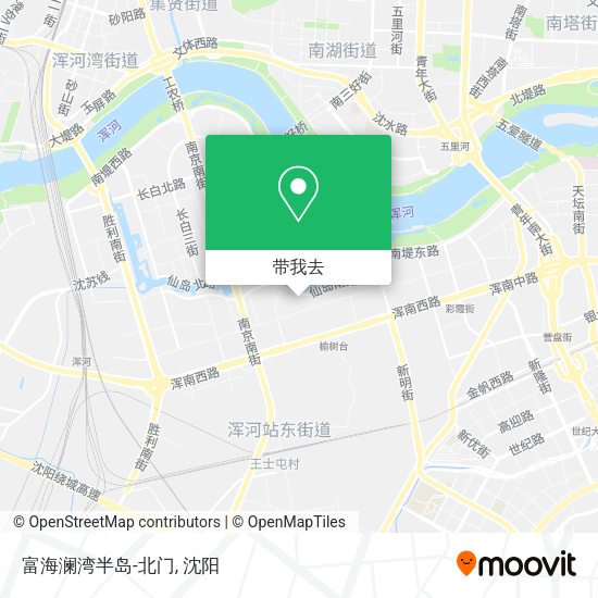 富海澜湾半岛-北门地图