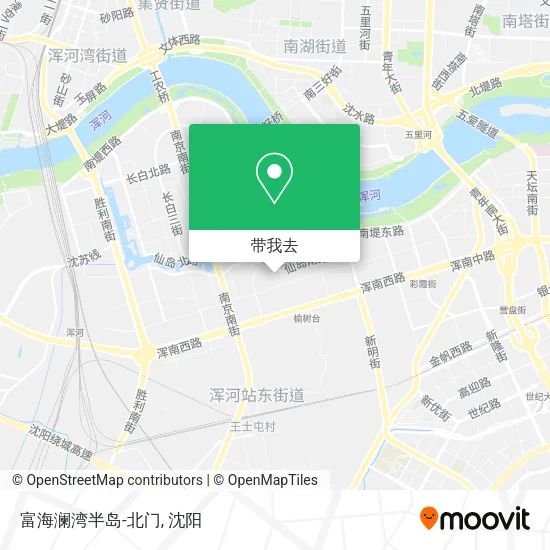 富海澜湾半岛-北门地图