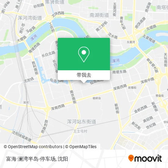 富海·澜湾半岛-停车场地图