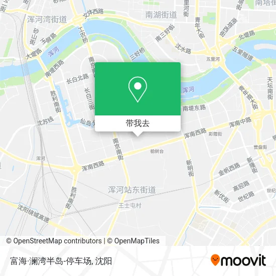 富海·澜湾半岛-停车场地图