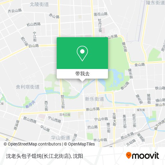 沈老头包子馄饨(长江北街店)地图