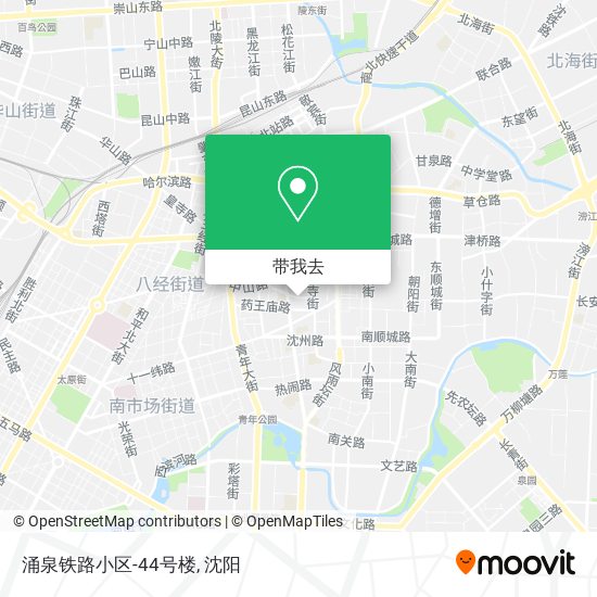 涌泉铁路小区-44号楼地图